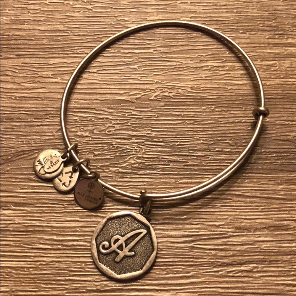 “A” Alex and Ani Bracelet